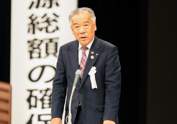 議長　田島健一副会長・会長代行（佐賀県白石町長）