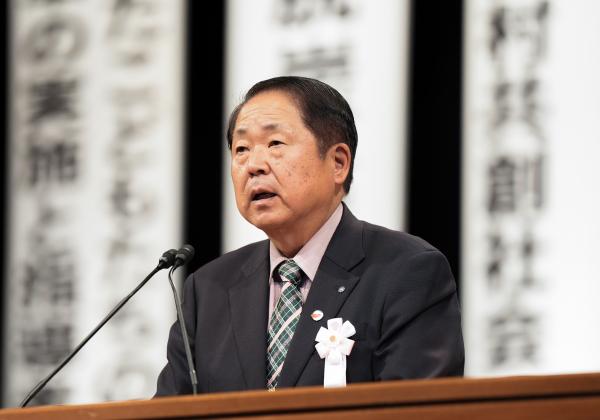 財政委員会委員長　西本　安博（奈良県安堵町長）