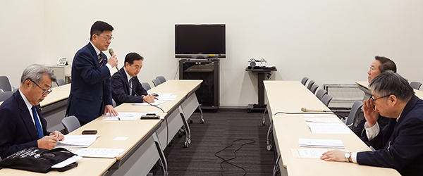 ▲公明党「予算・税制改正要望等ヒアリング」の様子​