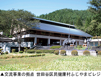 交流事業の拠点 世田谷区民健康村ふじやまビレジ