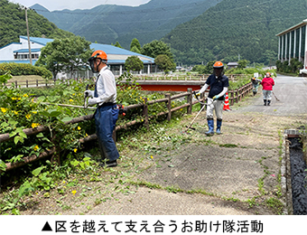 区を越えて支え合うお助け隊活動