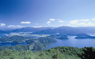 三方五湖全景の写真