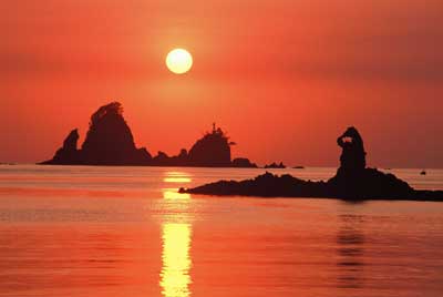 夕日の写真