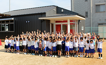 奥野児童館第2学童保育室の増築工事完了の写真