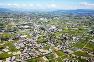 筑後平野が広がる大木町