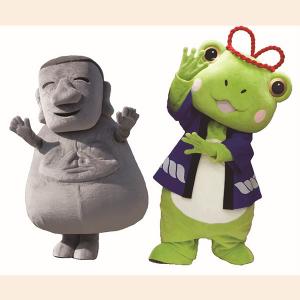 下諏訪観光PRキャラクター 万治くん・やしまる